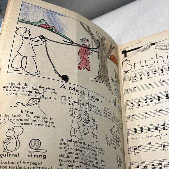 VTG Children's Activities For Home & School Magazine Book March 1944 - Picture 6 of 8